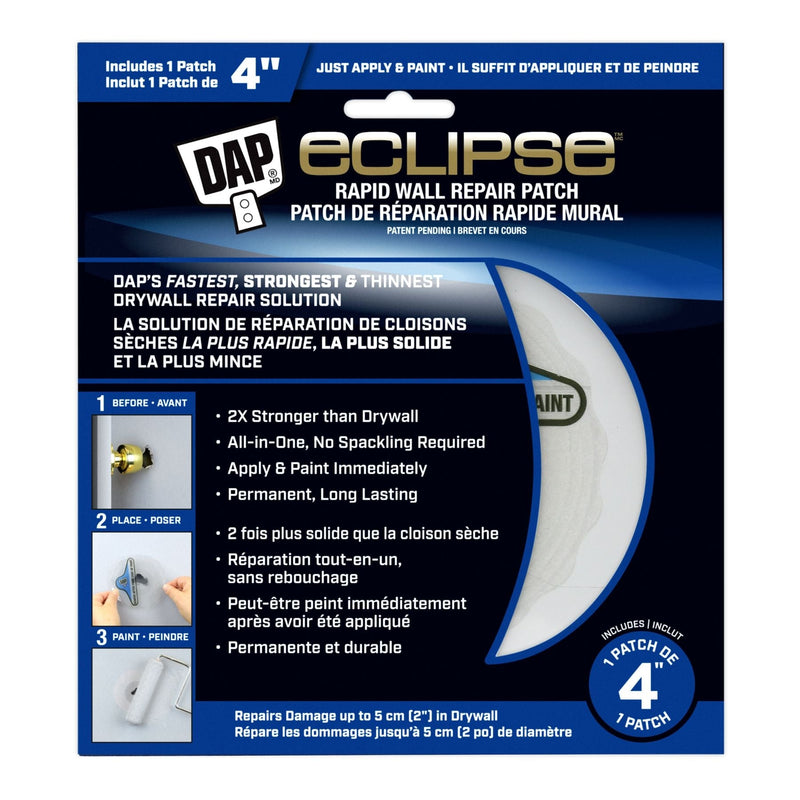 Eclipse Rapid Wall Repair Patch, 6-in V4269