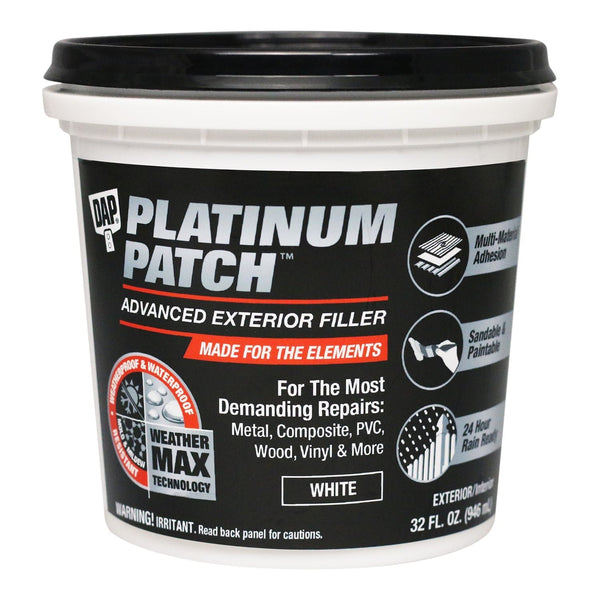 Platinum Patch Advanced Exterior Filler, 946-ml Z8349