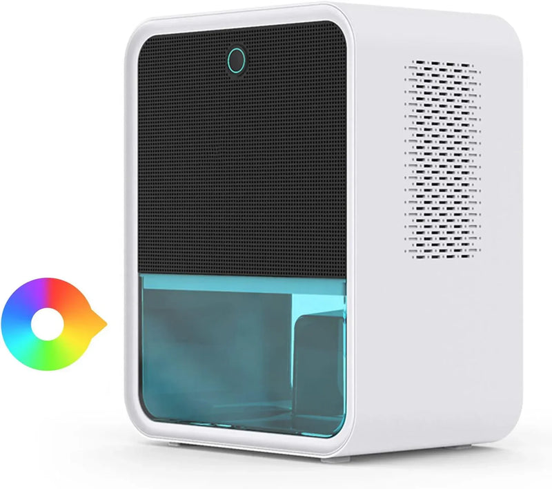 Bedroom Dehumidifier 2.2L Water Tank with Hygrometer RGB LED Light Z4248