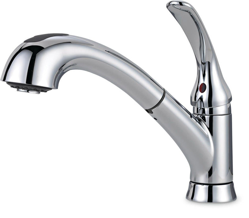 Casey Single Handle Pull Out Kitchen Faucet, Chrome Z2164