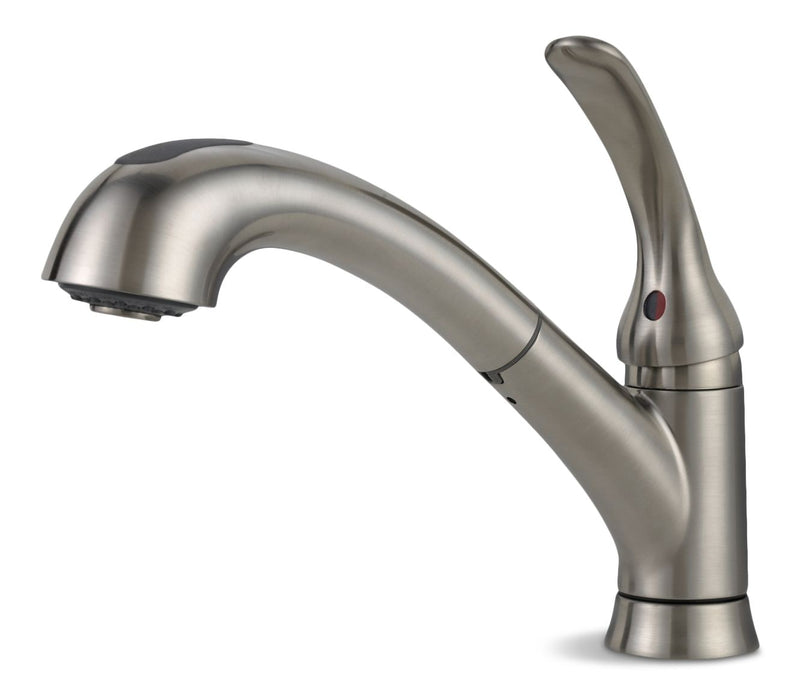 Faucet Casey Single-Handle Pull-Out Kitchen Faucet, Stainless Finish B3074