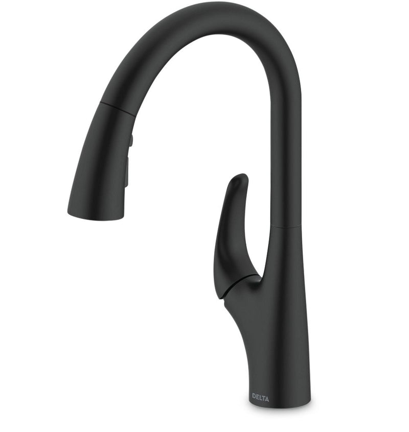 Seabourne Pull-Down Kitchen Faucet, Matte Black G1544