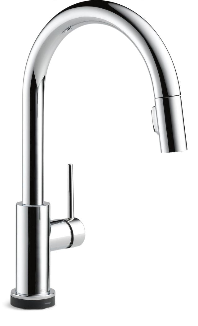 Trinsic Faucet Single Handle High Arc Pull Down Kitchen Faucet Q6262