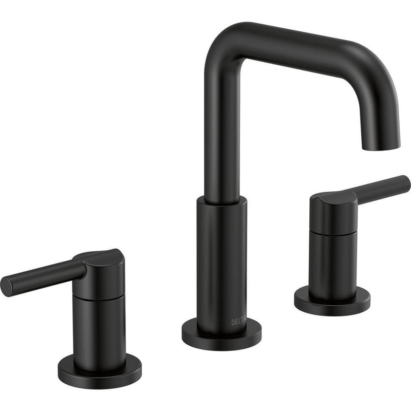 Two Handle Widespread Bathroom Faucet, Matte Black I5942
