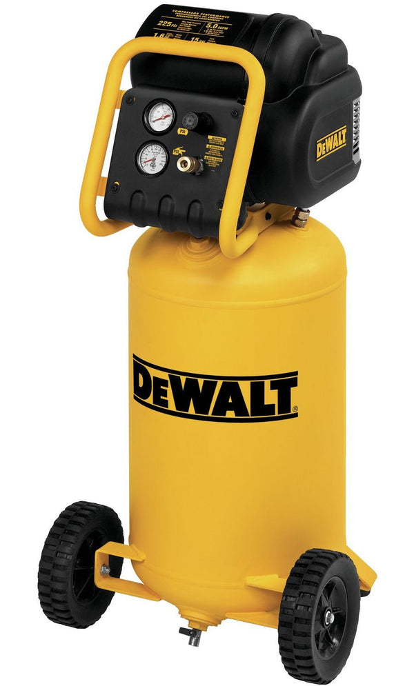 D55168 15-Gallon Oil-Free Portable Workshop Vertical Air Compressor, 225 PSI W8205