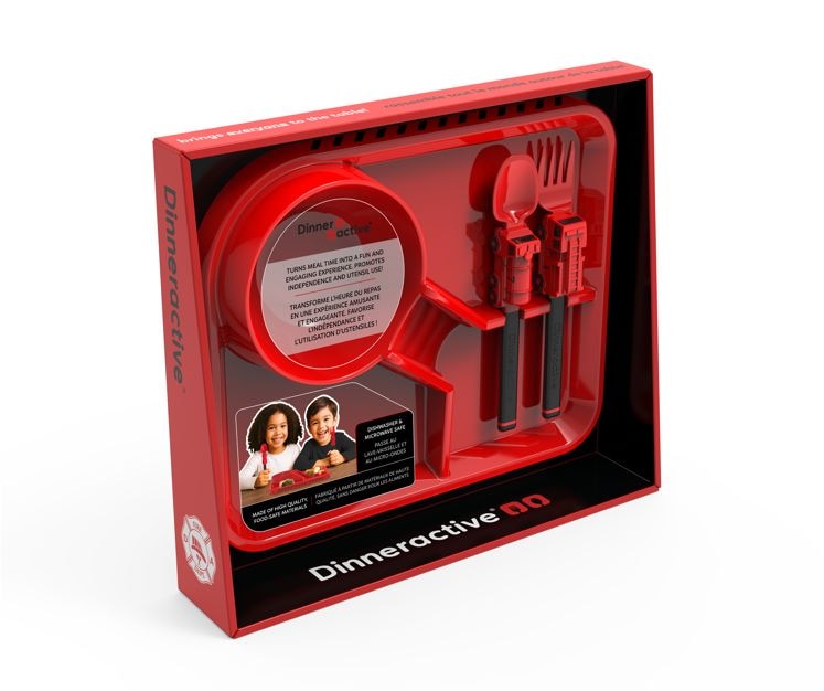Firefighter Theme Plastic Meal Tray Set, 3-pc U6255