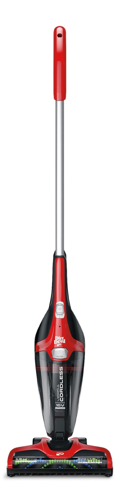 Dirt Devil Versa Cordless Stick Vacuum, Lightweight, Red D2473