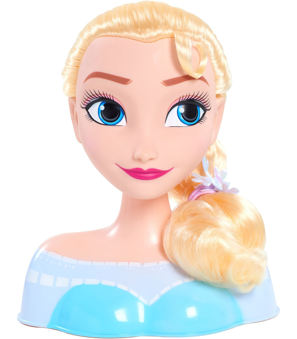 Frozen Elsa Styling Head Toy with 14 Accessories for Hair Styling and Braiding, Ages 3+