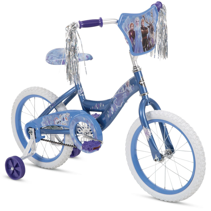 Frozen Kids' Bike, 16-in Wheel, Ice Blue/White J3210