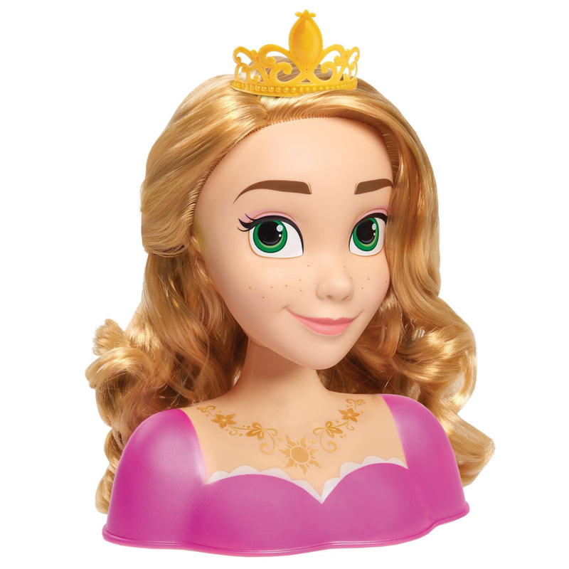 Princess Deluxe Hair Styling Head Toy with 14 Accessories, Assorted, Ages 3+ K4698