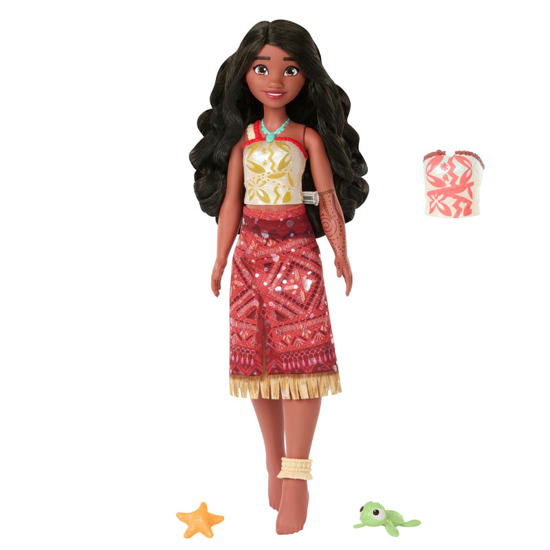 Princess Moana 2 Swimming Tautai Moana Fashion Doll for Ages 4+ F1327