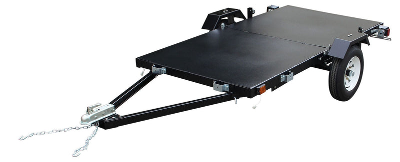 4x8-ft Single-Axle Folding Utility Trailer with 2-in Ball Coupler T3724