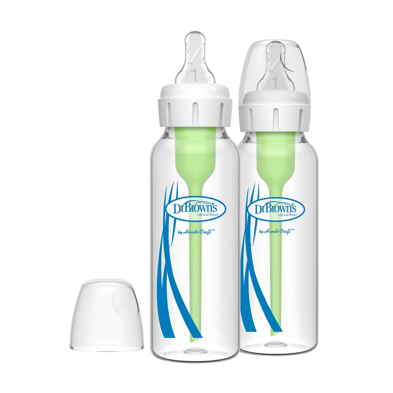 + Glass Narrow Bottles, 8-oz, 2-pk M1624