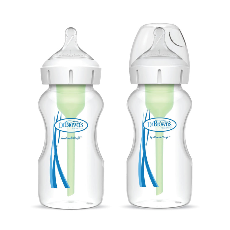 + Wide Neck Bottles, 9-oz, 2-pk I1804