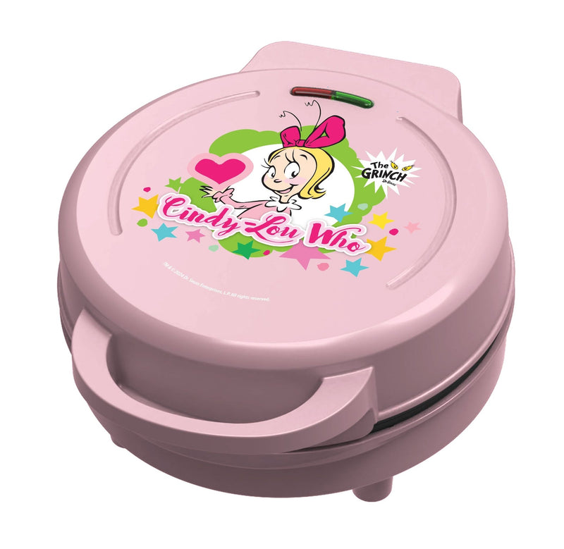 Dr. Seuss Cindy Lou Who Heart Shaped Waffle Pop Maker, Pink P3744