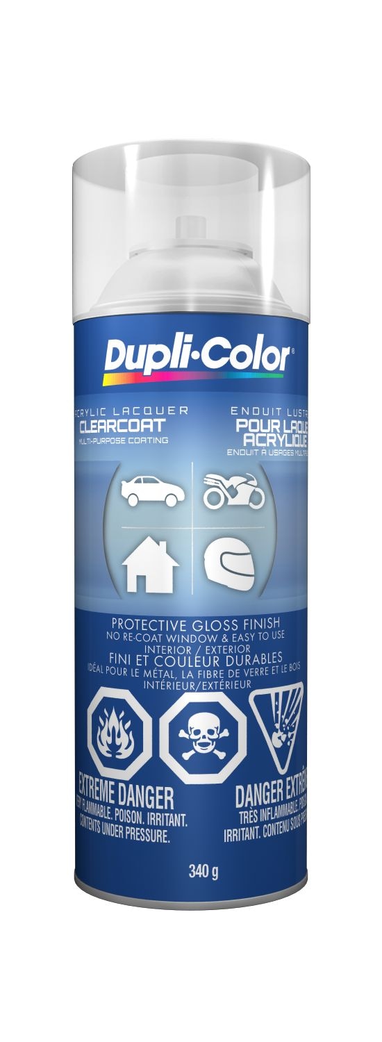 Auto Lacquer Aerosol Paint, Gloss Finish, 340-g R839