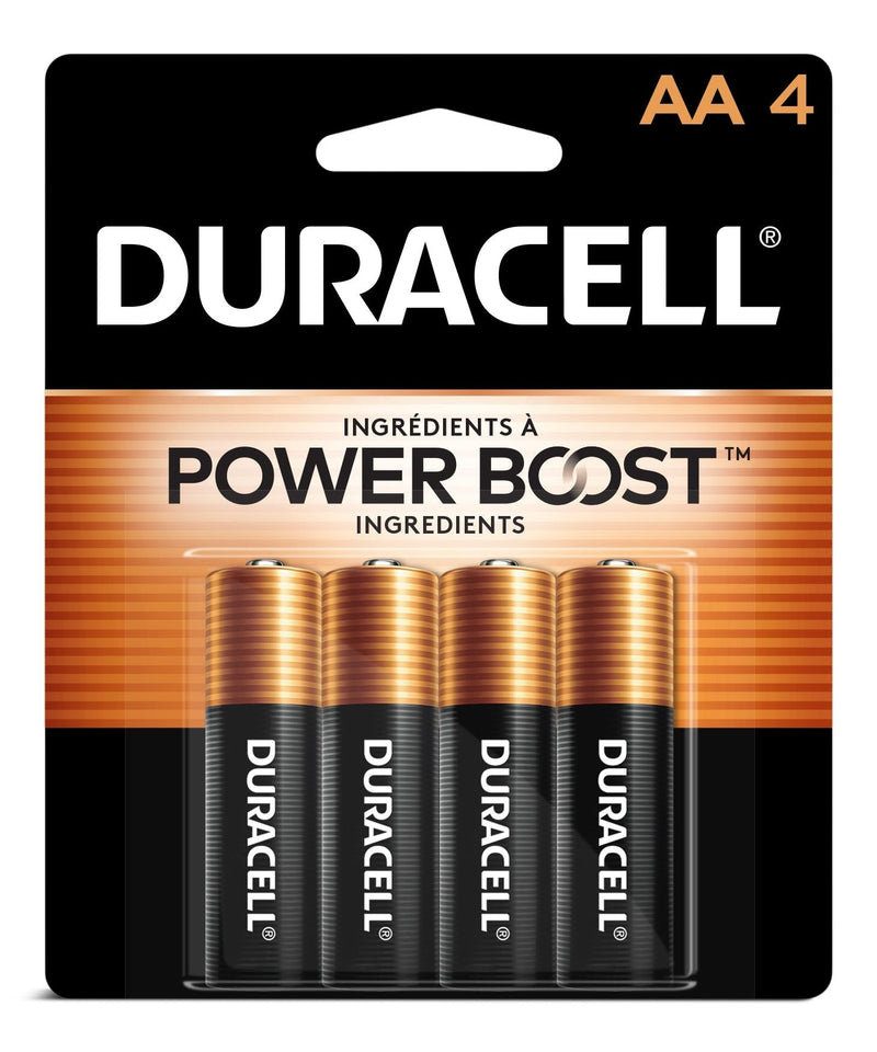Coppertop AA Batteries, Alkaline, 4-pk V0461