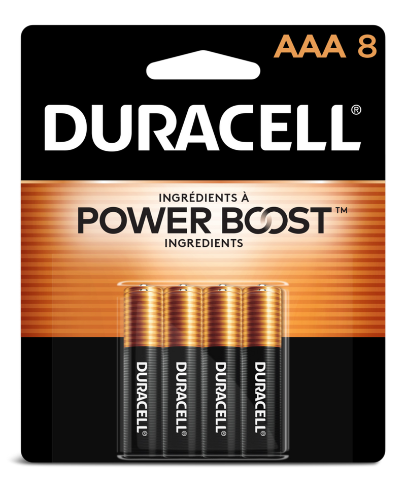 Coppertop AAA Alkaline Batteries, All Purpose, 8-pk Y996
