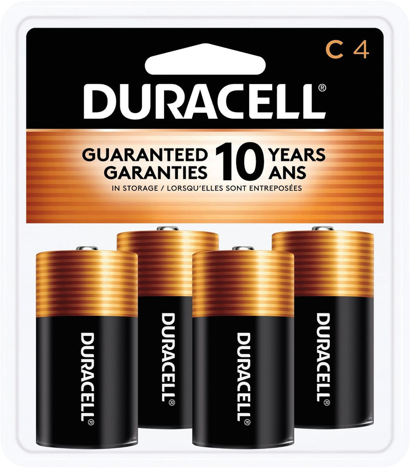 Coppertop C Alkaline Batteries, All Purpose, 4-pk B7128