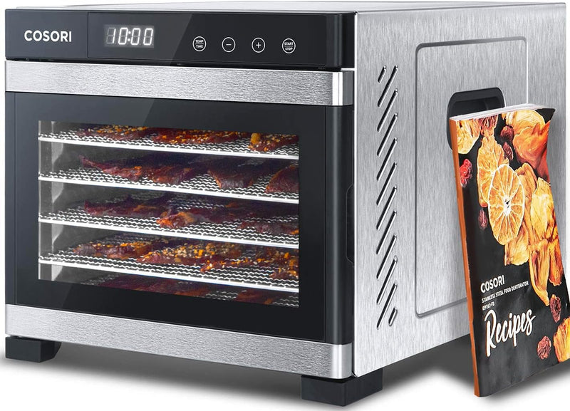 COSORI Food Dehydrator for Jerky, Large Drying Space with 6.48ft虏, 600W Dehydrated Dryer S8327