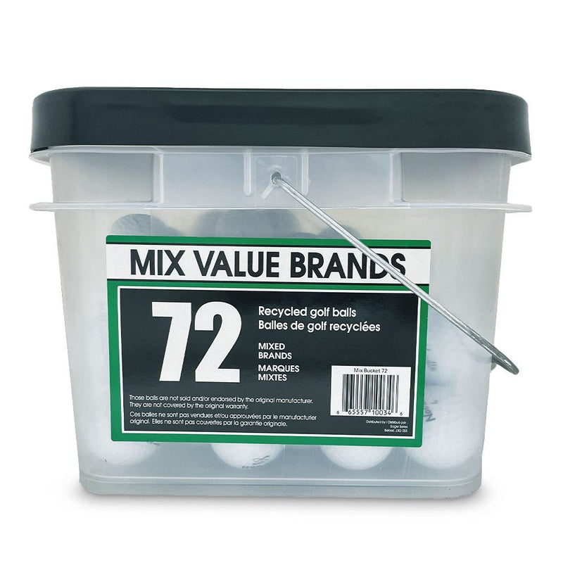 Grade B Mixed Recycled Golf Balls, 72-pk F3648