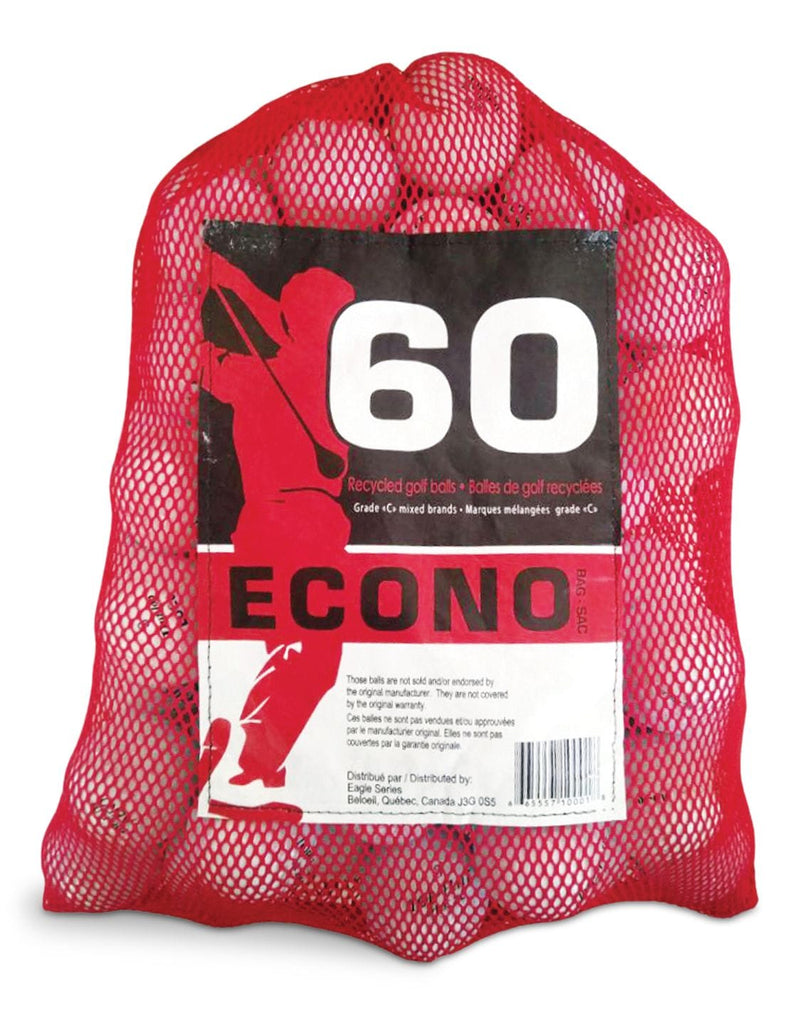 Mixed Recycled Golf Balls, Grade C, 60-pk F8075