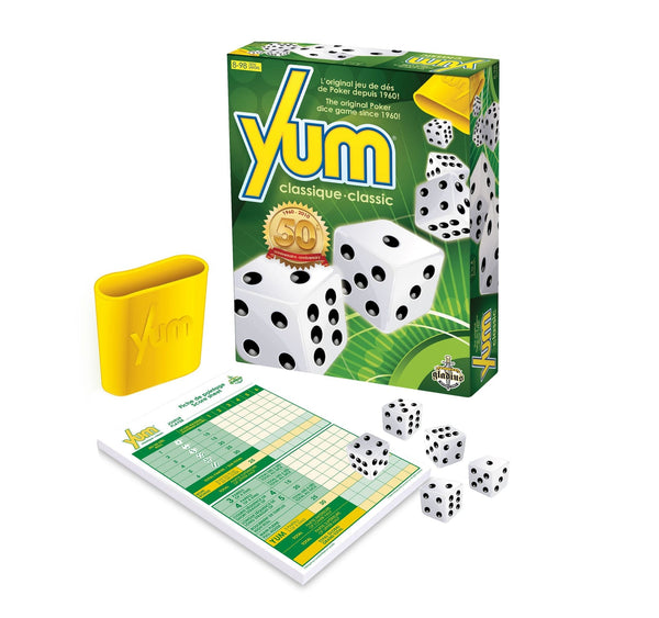 Yum Classic Collector's Edition Poker Dice Game Set, Ages 8+ R8298