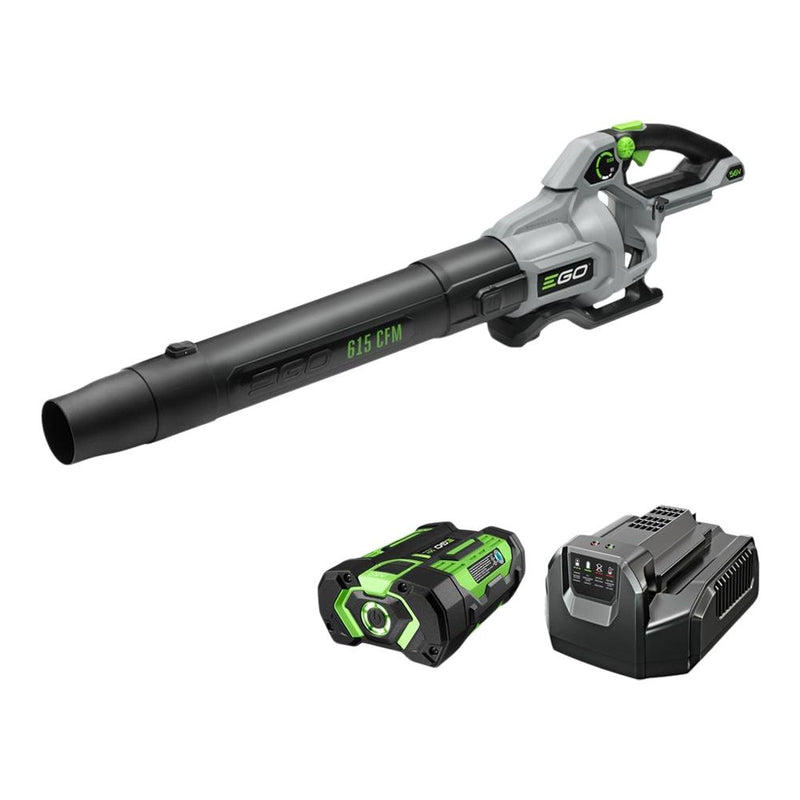 56V Brushless Cordless 615 CFM Leaf Blower, Includes (1) 2.5Ah Battery and (1) 210W Standard Charger, LB6151 D2948