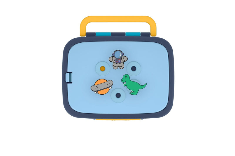 Benn Kids' Lunch Box with Quick Fill Lid, Assorted Colours, 3.6-Cups E3631