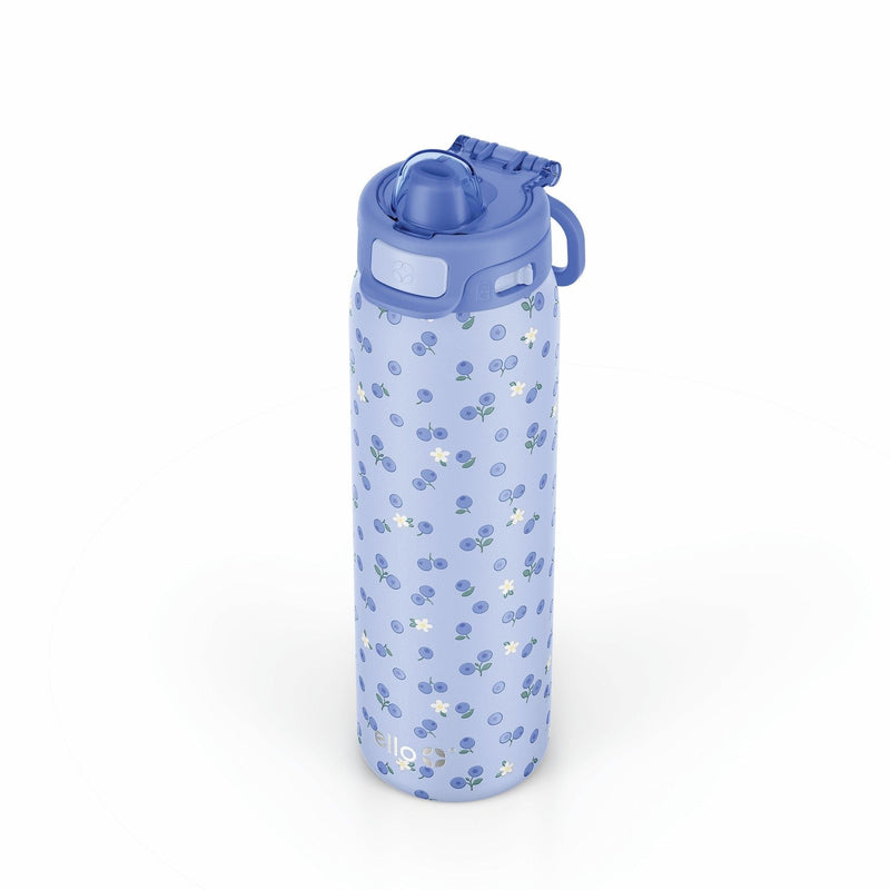 Pop & Fill Insulated Stainless Steel Kids' Water Bottle with Dual Sip & Chug Lid, Various Colours, 22-oz V2594