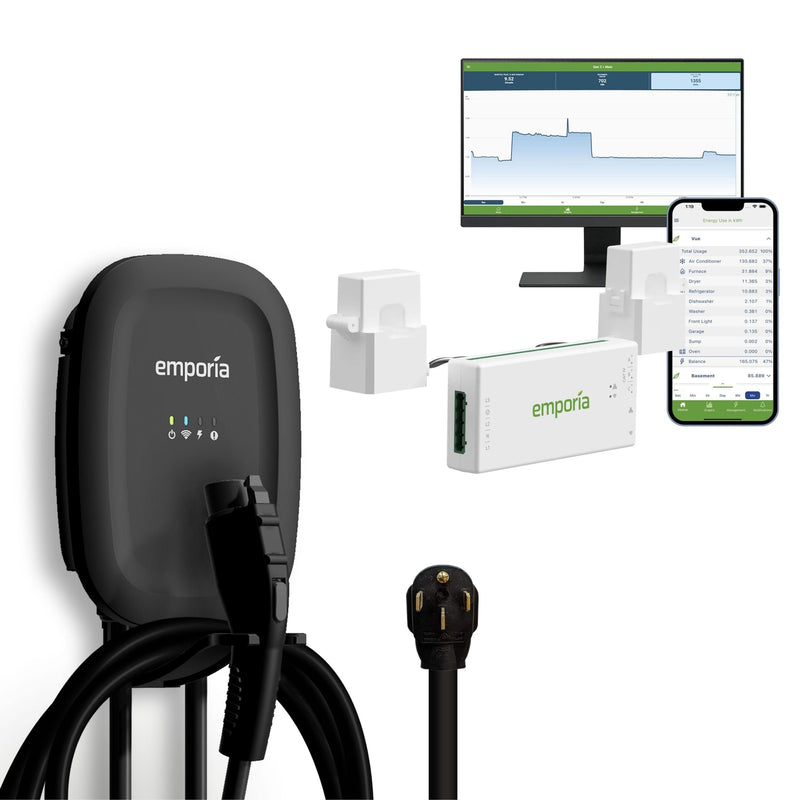 40A Wi-Fi Level 2 NEMA 14-50 J1772 EV Charger with Load Management Y7480