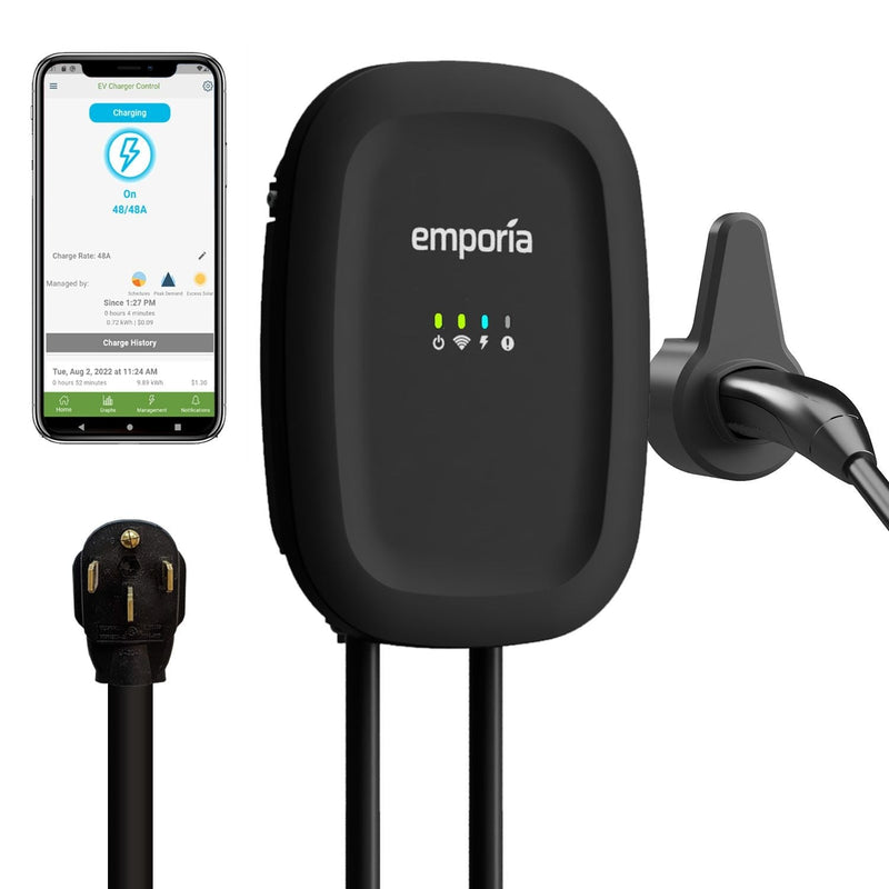 40A Wi-Fi Level 2 NEMA 14-50 NACS EV Charger J3467