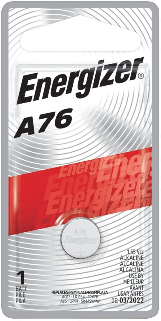 1-pk A76 LR44 1.5V / 1.5 Volt Alkaline Miniature Battery, Long Lasting D3721