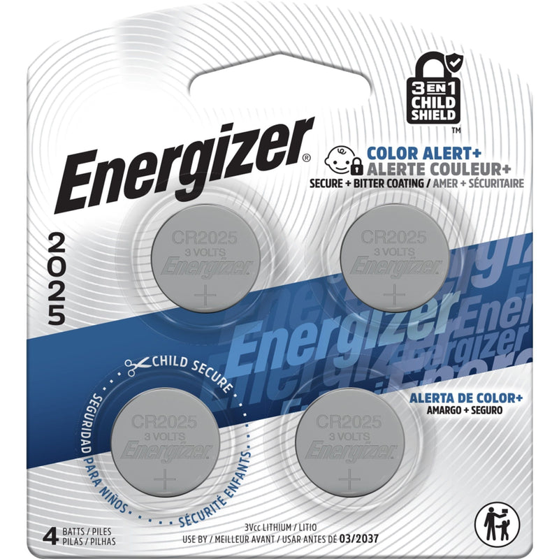 2025 3V Lithium Coin Batteries, Long-Lasting, 4-pk Q6118