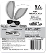 Max 2-pk 9V / 9 Volt Alkaline Batteries, Long Lasting, All Purpose