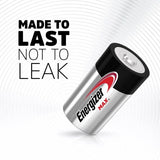 Max 2-pk D Alkaline Batteries, Long Lasting, All Purpose