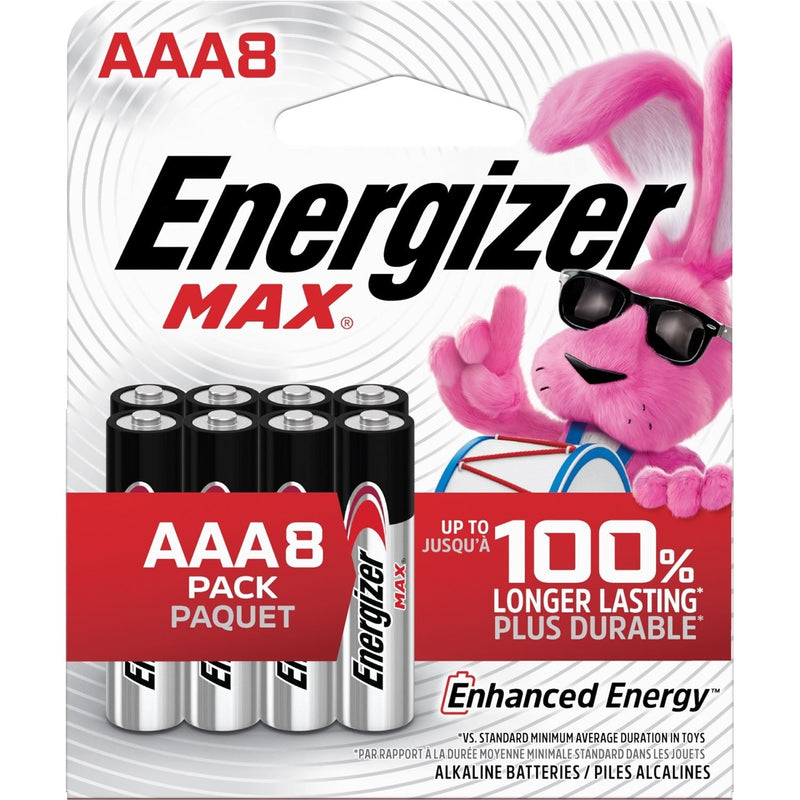 Max 8-pk AAA Alkaline Batteries, Long Lasting, All Purpose F2701