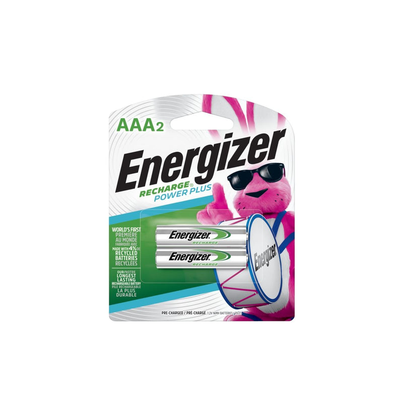 NH12BP-2 2-pk AAA 800mAh NiMH Rechargeable Batteries, Pre-Charged, All Purpose P6800