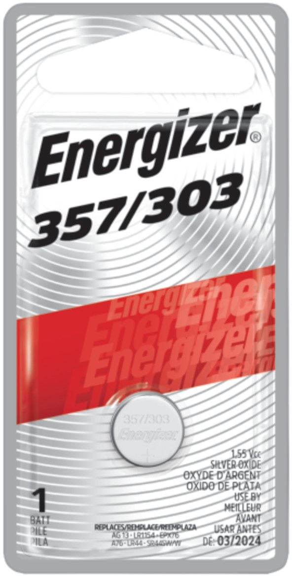 Silver Oxide 1-pk 357 LR44 AG13 303 A76 1.5V / 1.5 Volt Button Coin Cell Battery Q6345