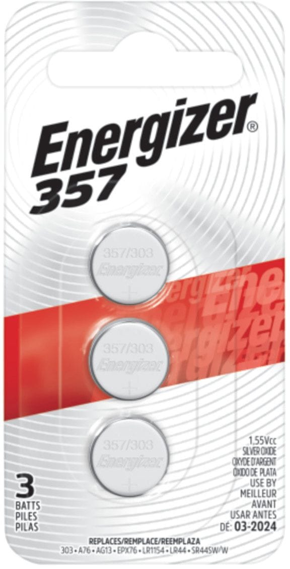 Silver Oxide 3-pk 357 LR44 AG13 303 A76 1.5V / 1.5 Volt Button Coin Cell Batteries F9786