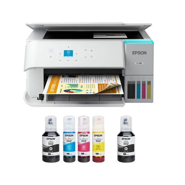 Epson EcoTank ET-2988 All-in-One Colour Supertank Printer with Bonus Black Ink Bottle E6252
