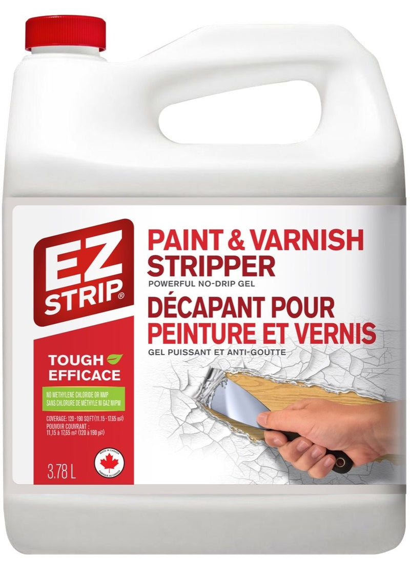 Professional Strength Paint Remover & Varnish Stripper Gel, Low VOC, 3.78-L O2082