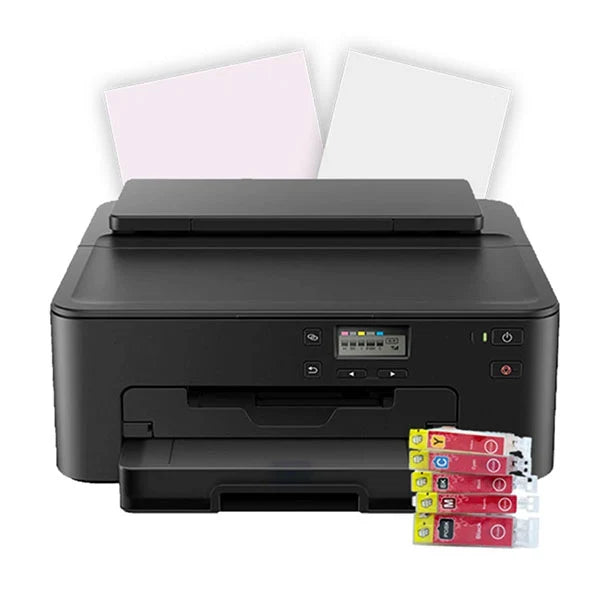 Canon TS702 Edible Inkjet Printer Bundle with Wafer Paper & Edible Ink Cartridges J1886