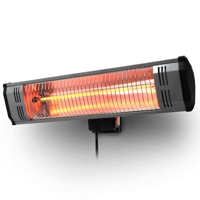 Heat Storm Tradesman 1500-Watt Electric Outdoor Infrared Quartz Portable Space Heater with Wall/Ceiling Mount L7483