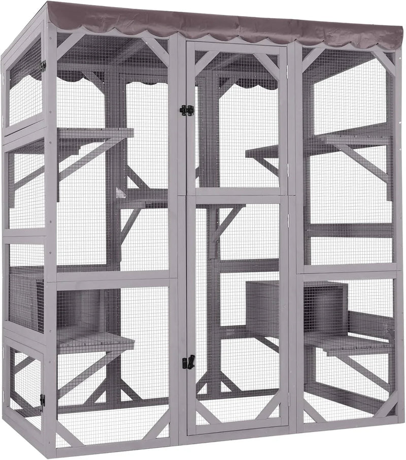 Catio Outdoor Cat Enclosure - Large Walk-In Kitty Cage O2117