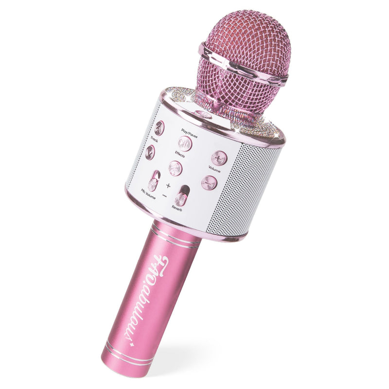 Musical Microphone Wireless Broadcaster, Pink W3682
