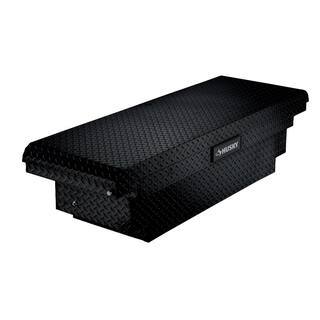 Husky 61.86 Matte Black Aluminum Low Profile Truck Box for Mid-Size Trucks A5291