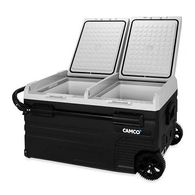 CAM-750 75-Liter Portable Compact Fridge/Freezer | Features Wireless Capable Remote Access 2 Compartments w/Dual Zone Cooling | Adjusts... Q3802