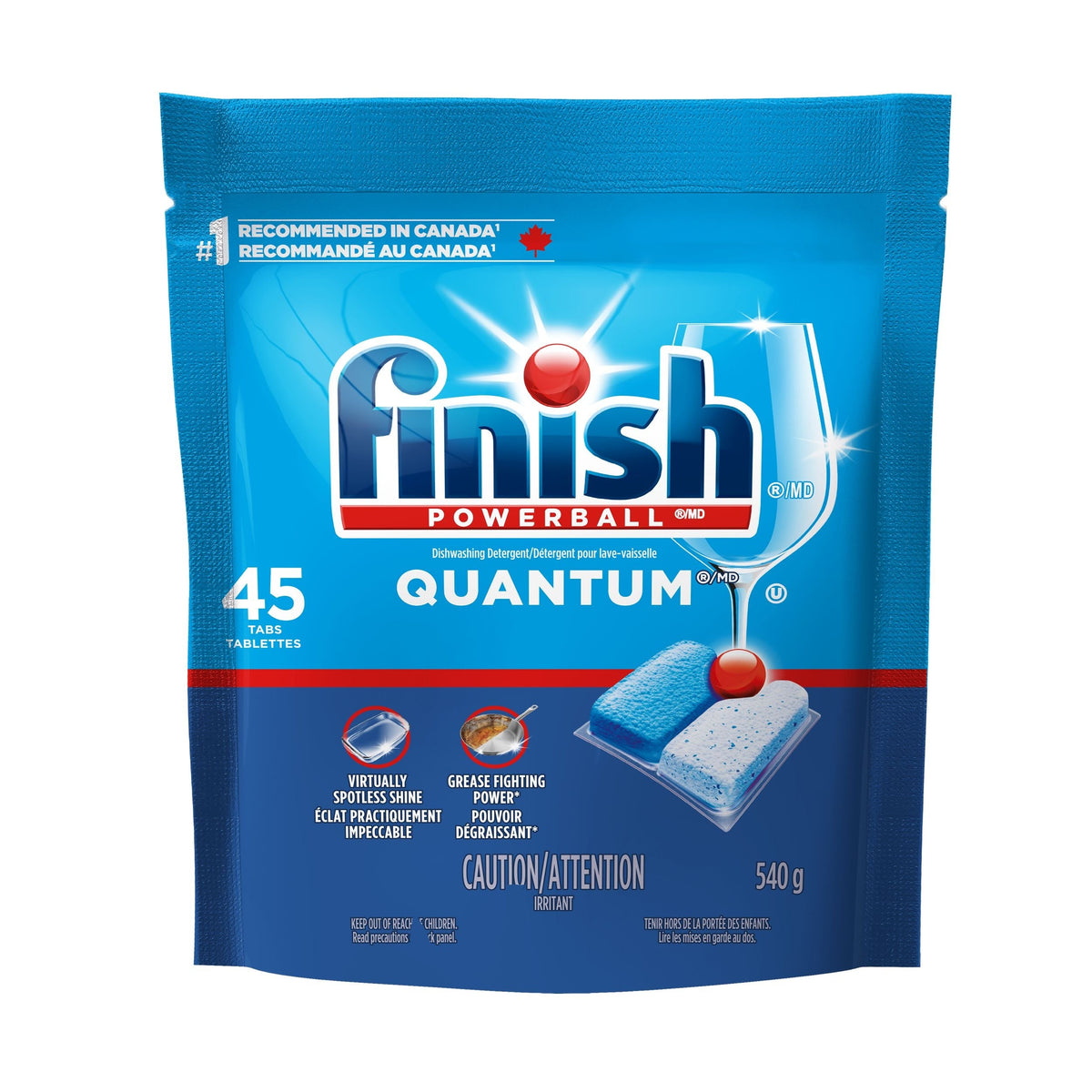 Quantum Max Shine & Protect Dishwasher Tablets, 45-ct