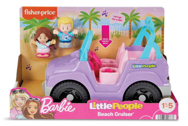 Little People Beach Cruiser & Figures Set for Kids, 3-Pc, Ages 18 m - 5 yrs B1234